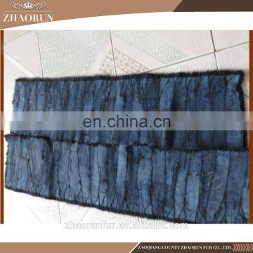 Wholesale Animal Fur Plate , 100% Real Dyed Mink Fur Plate photo-4
