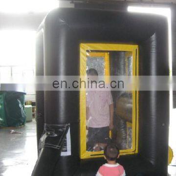 High Quality Cheap Cube Inflatable Money Grabber Machine Booth for Advertisement photo-5