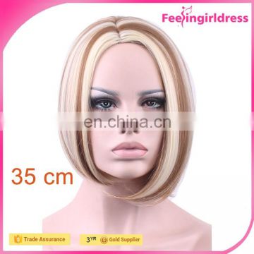 Short Stylish Alibaba Cheap Synthethic Sex Cosplay Wig for sale