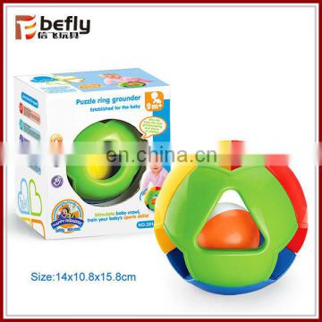 Colorful Baby plastic rattle ball set