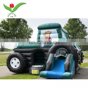 Castle Moonwalk Party house inflatable tractor bounce