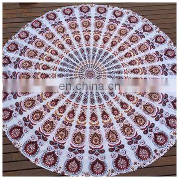 72" Indian Roundie Round Mandala Hippie Tapestry Beach Throw Towel Yoga Mat Bohemian