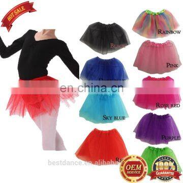 BestDance wholesale performance ballet dance tutu short mini blue tutu skirt OEM