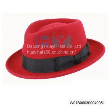 Wool Felt Fedora Hats