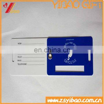 Wholesale plastic luggage tag for promotion gifts