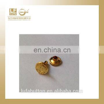 14L golden jeans rivet with LOGO
