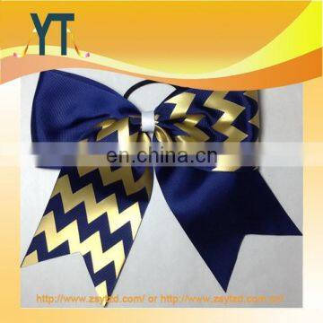Popular Special Style Mix Golden Color Hair Bow/Barrette/Hair Pin With Black Hair Tie
