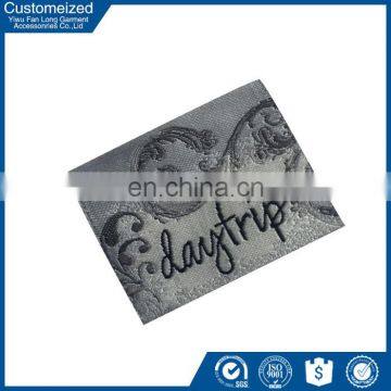 Pink Cheap Price Custom Woven Labels Low Minimum