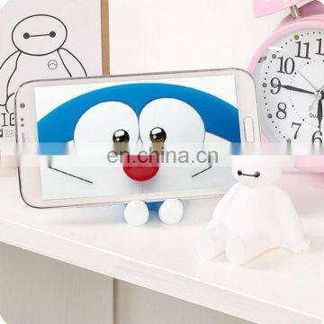 Soft Silicone Stereo Carton Design Mobile Phone Holder With Iron in it photo-3