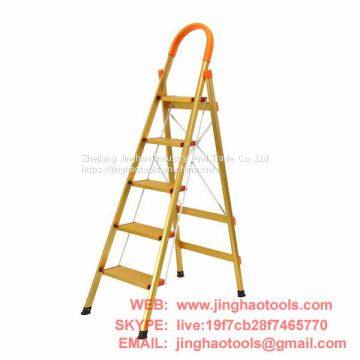 JHM0305K 5 Step Aluminum Ladder Folding Platform Stool photo-2