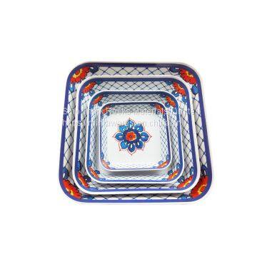 Square Shape Melamine Deep Plate Soup Plate Salad Plate