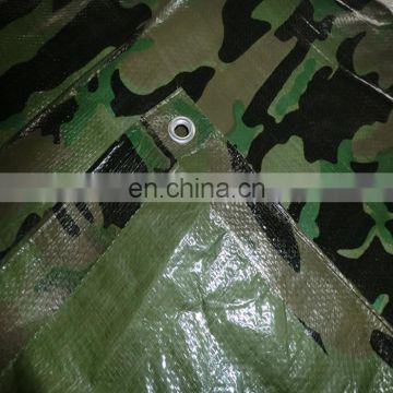 camouflage camping pe waterproof tent tarpaulin