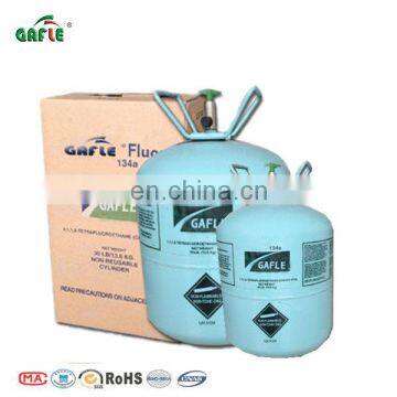 air conditioner cooling refrigerant gas r134a in 13.6kg/30lb cylinder