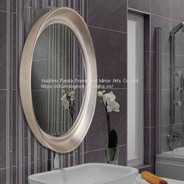 European-style Wall Mirror Bathroom Mirror Oval Bathroom Wash Mirror Decorative Mirror photo-5