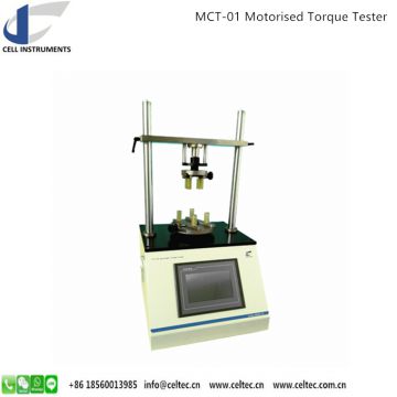 Screwing and unscrewing Motorised bottle cap torque tester Closure Twisting force tester