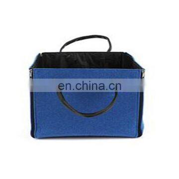 Saving Freight Foldable Felt Storage Basket With Zipper photo-5