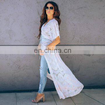 Lace Cover up Sarong Long Beach Cover up Robe de Plage Vestidos de Playa Kaftan Pareo Beach Bathing Suit Cover Ups Beach Dress photo-5