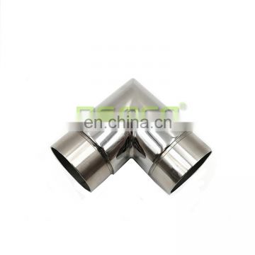 Top Selling casting stainless steel pipe fittings connector/elbow for Balustrade/Railing/Handrail/Stair/Balcony