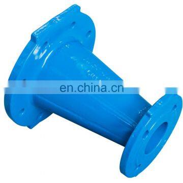 ISO9001:2008 BS EN545 potable Water BS EN598 sewage wastewater piping fittings Ductile Cast Iron Double Flange Reducer