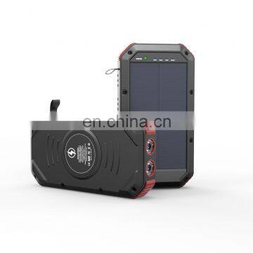 Fast Charging Battery Waterproof Solar Power Bank Portable Large Capacity 30000mAh For Cell Phone photo-4