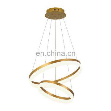 Customized modern round acrylic decorative led Chandelier for restaurant