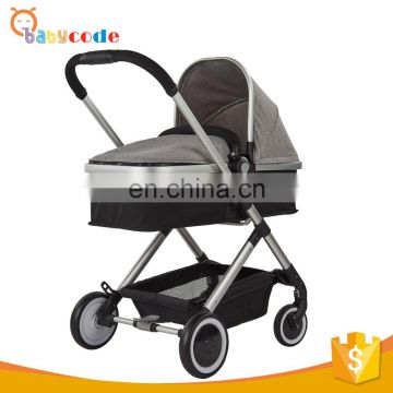 EN1888 luxury 4 wheels aluminum frame baby jogger with carseat