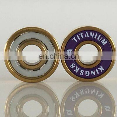 Titanium Coated High Speed Ball Skate Bearing photo-2