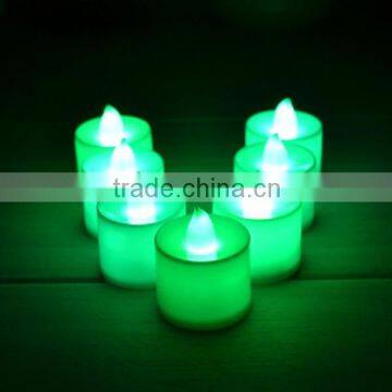 Green Color LED Battery Candles SNL007