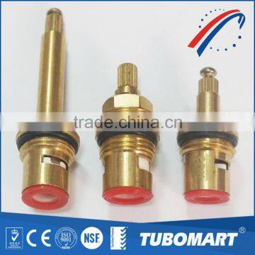 Fast open Faucet disc ceramic core angle valve handles and brass cartridges with OEM service