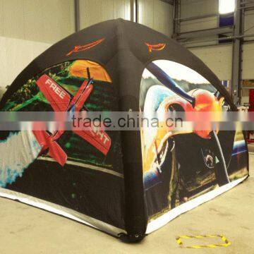 5mx5m Inflatable black dome tent for advertising