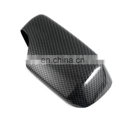 Rearview Mirror Covers For BMW E46 Car Styling Carbon Fiber Wing Door Rearview Heated Mirrors Cap 51168238375 51168238376 ABS photo-4