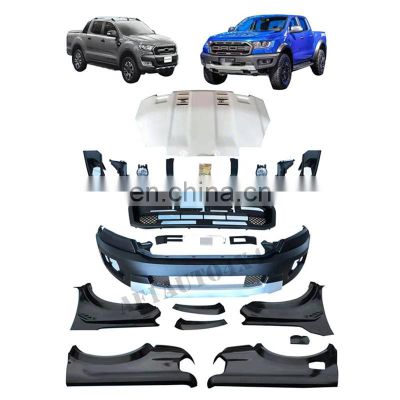 Wide Model Face Lift  kit T7 T8 Car Bodykit For Ranger 2015-2020 Raptor Model