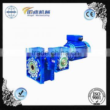 Blue Aluminum RV Worm Reduction Gearbox for wind generator