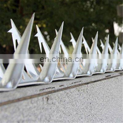 Anti Climb Fence Wall Security Spikes Galvanized Razor Spike Razor Tape Wire photo-4