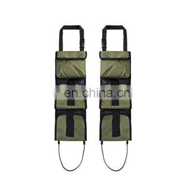 2 X Felt Car Storage Bag Truck Suv Back Seat Gun Rifle Sling Car Tire Storage Bag Holder Organizer Trunk Hunting photo-5