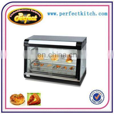 Curved Glass Warming Showcase /3 Layers Hot Food Display Showcase photo-3