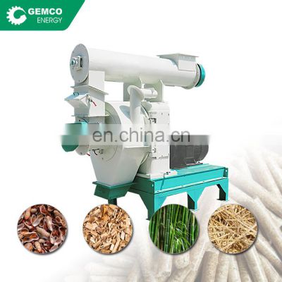 Full scale bagasse bamboo hay efb grass hops pelletizing plant uses ring die pellet mill for sale