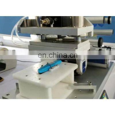 Small Tabletop Flat Bottles Front And Back Rolling Labeler Semi Automatic Labeling Machine