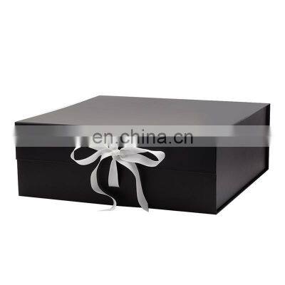 Customised Clothing Shop Retail Packaging Square Black Apparel Packing Boxes Wholesale photo-2