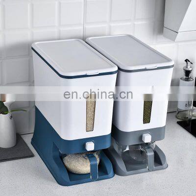 Multiply Grain Dispenser Storage Box Container 12kg Cereals and Rice Grain Dispenser Supermarket Dry Food Storage photo-4