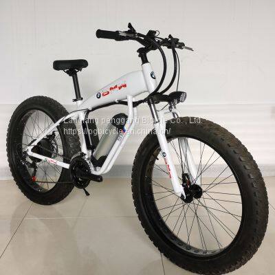 21speed 26inch Fat Tire Electric Bike Aluminum Alloy E-bike