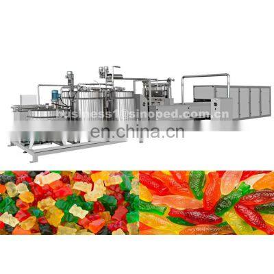 New condition starch jelly candy making machine/small gummy bear candy production line with factory price