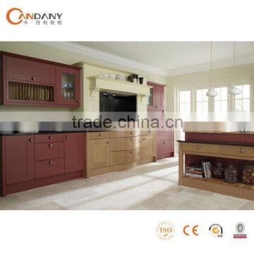 American style traditional solid wood kitchen cabinet design,kitchen cabinet roller shutter