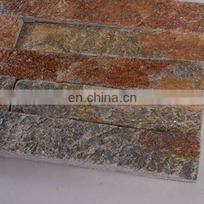 Walling Natural Slate Culture Stone Veneer Wall Cladding Corner Panel Exterior Outdoor Loose Stone Cream Brown Vietnam photo-4