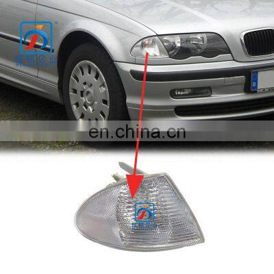 E46 White Front Corner Light Turn Indicator for BMW 3 Series E46 1999-2001 Year