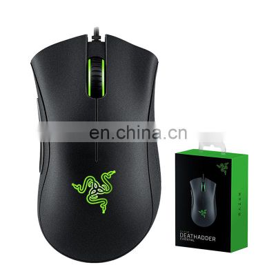 Razer DeathAdder Essential Wired Gaming Mouse Mice 6400DPI Optical Sensor 5 Independently Buttons For Laptop PC Gamer