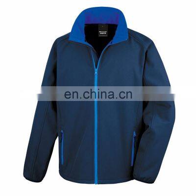 Super quality softshell jacket for men jacket with polyester fabric soft lining with polyester fiber blend customize logo