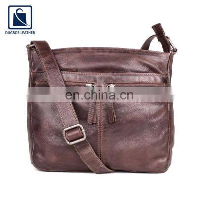 2022 New Arrival Elegant Design Stylish and Luxury Genuine Leather Women Sling Bag from Trusted Supplier