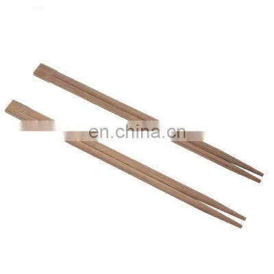 Disposable Carbonized Twins Bamboo 23CM Chopsticks With Customized Open Paper Sleeve