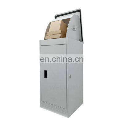 Anti Theft Outdoor Smart Mailbox Metal Parcel Delivery Box for Home